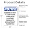 Signmission Please Do Not Flush Paper Towels, 10 in W x Rectangle, Vinyl Decal OS-2PACK-NS-D-1014-V-17382 - alternate 4